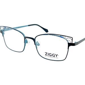 Ziggy by Cendrine O 1828 Womens Eyeglass Frame C2 Black Blue